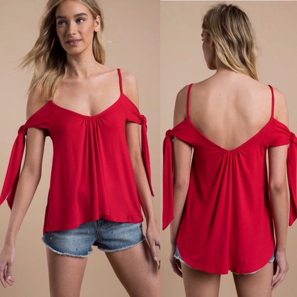 Free People Tops - 🌸Free People Believe Me Red Top  2/$15